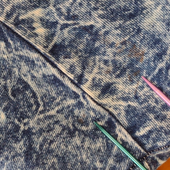 Hanna California Acid Wash Jean Jacket 80s Small - Picture 9 of 15